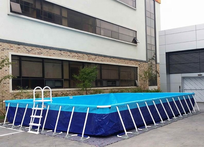 Каркасный летний бассейн для пляжа 10 x 20 x 1,32 метра (рис.5)